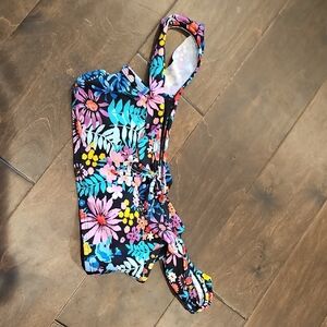 GB girls Floral Kids Swim Bikini - Black, Pink, Blue, Yellow